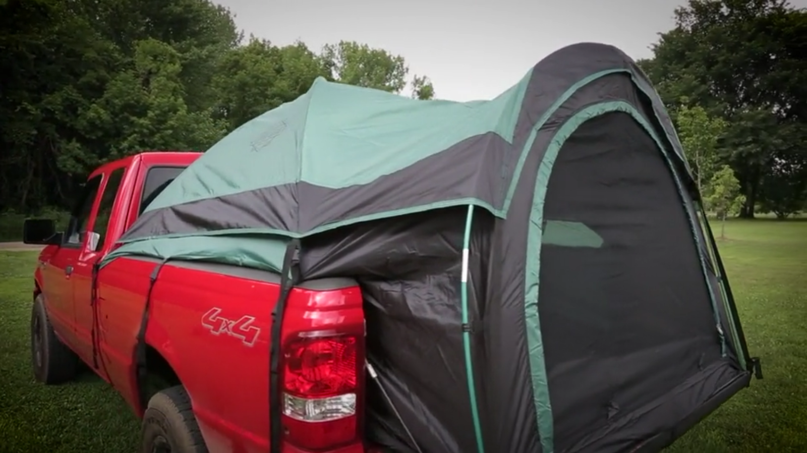 compact truck tent
